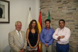 Firma de convenio entre Rodriguez Ros y el Ilustre Colegio de Administradores de fincas de Malaga y Melilla.